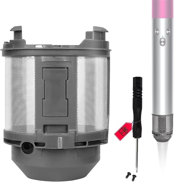 SANTUO Inner Filter Replacement for Dyson Airwrap HS01 & HS05 Models, Genuine Replacement Part for Airwrap Hair Styler, Ensures Optimal Performance,Prevents Damage from Debris and Hair Accumulation