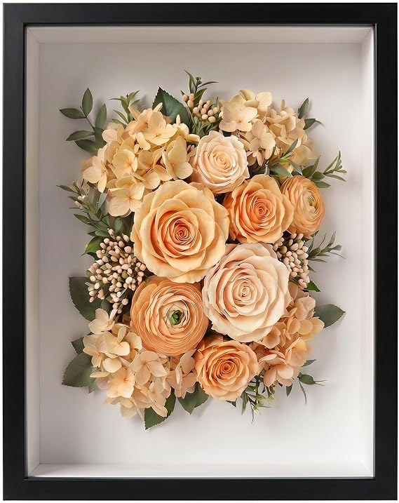 3D Shadow Box Frame, 3cm Deep Box Frame, Black