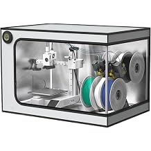 Compatible For Bambu Lab 3D Printer - Enclosure With LED Light, Fits A1 A1 Mini AMS Lite, Constant Temperature Cover(A1 mini Combo)
