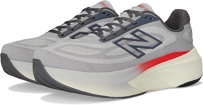 New Balance メンズ フレッシュフォーム X More V6, Grey Matter/True Red/Castlerock, 13 Wide