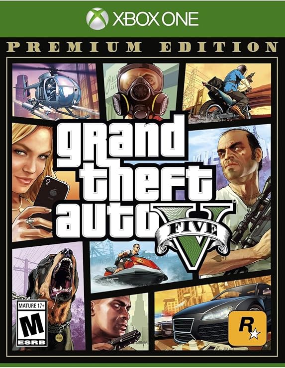 Rockstar Games Grand Theft Auto V, Premium Edition, Xbox One