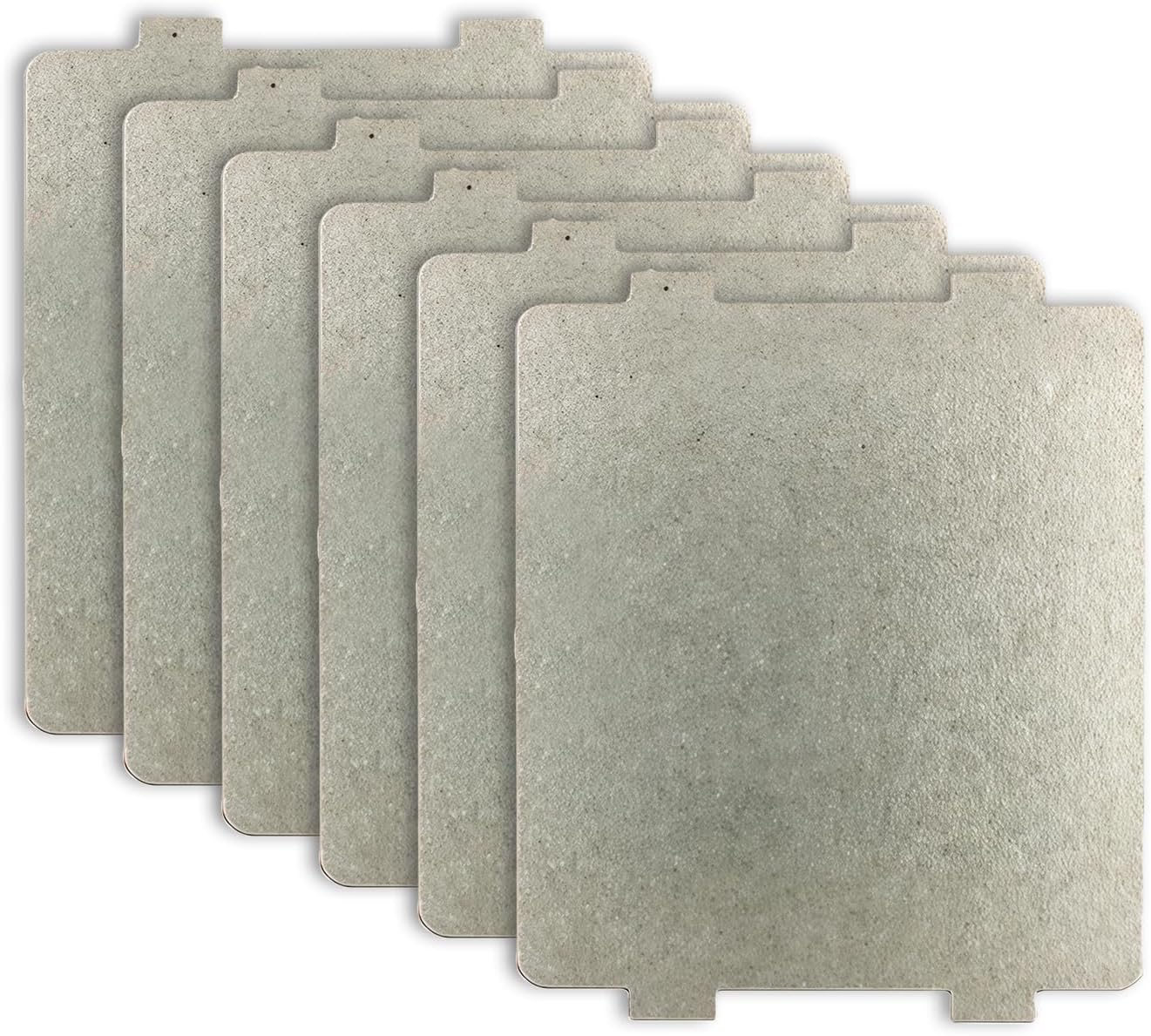 6 Pcs Microwave Waveguide Cover,Universal Mica Sheet Wave Guide Plate,Oven Repairing Parts Inside Replacement Kit,for All or Other Home Accessories Oven Guards Component Trim to Size(108 * 99mm)