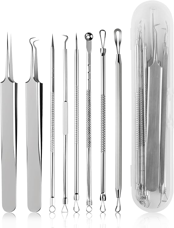 8 PCS Blackhead Remover Tool Kit, Spot Tools Removal Kit