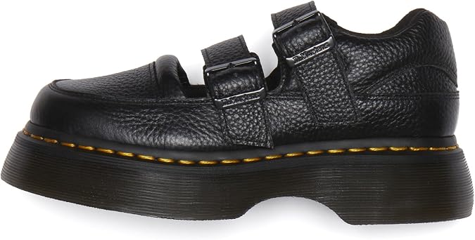 Dr. Martens Women's Buzz Mary Jane Leather Quad Shoe