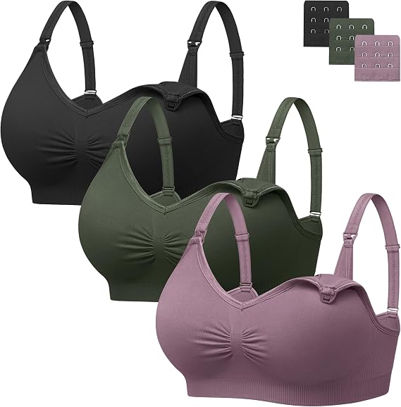 HBselect Womens Nursing Bras Wireless Maternity Bras Breastfeeding Bras