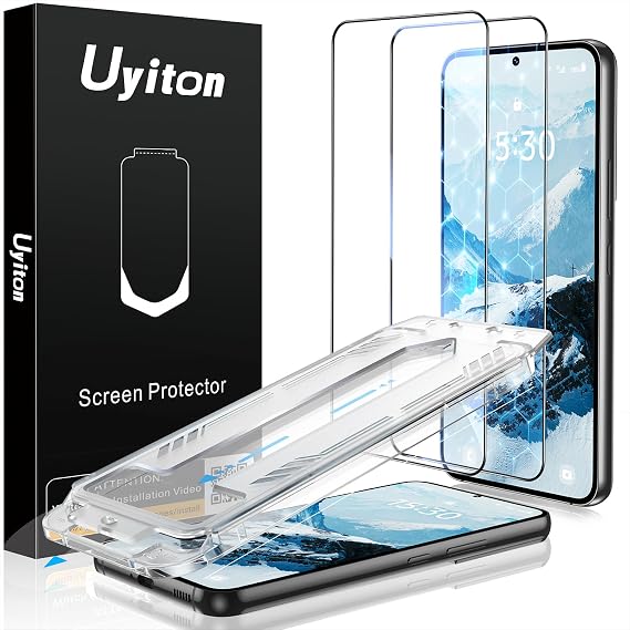 Uyiton Samsung Galaxy S22+ Plus用スクリーンプロテクター。割れないガラス。