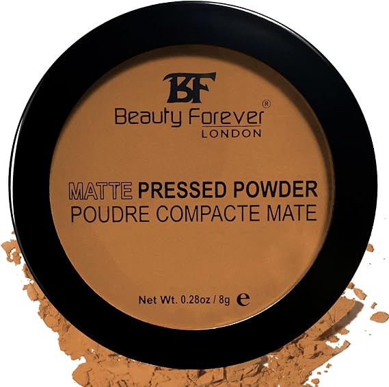 Beauty Forever Matte Pressed Powder, Oil Free & Lightweight, 8gms (11 Medium Deep)