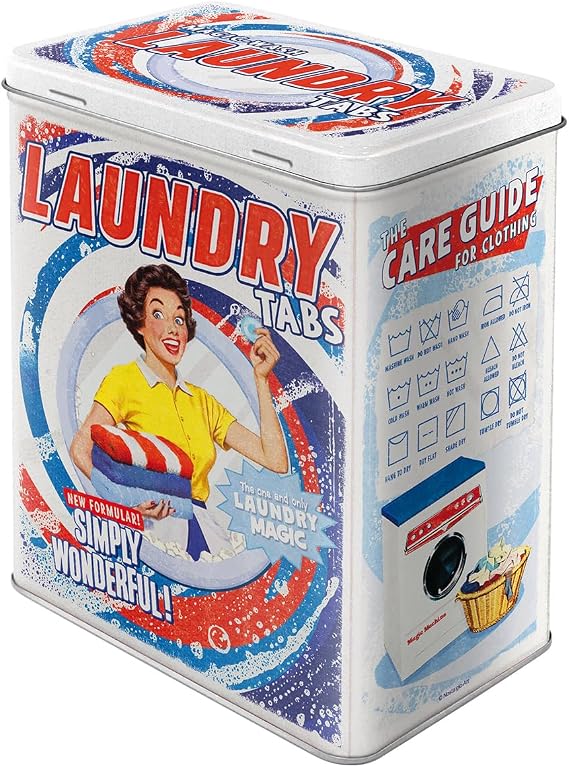 Nostalgic-Art Laundry Tabs Metal Saklama Kutusu 3 L