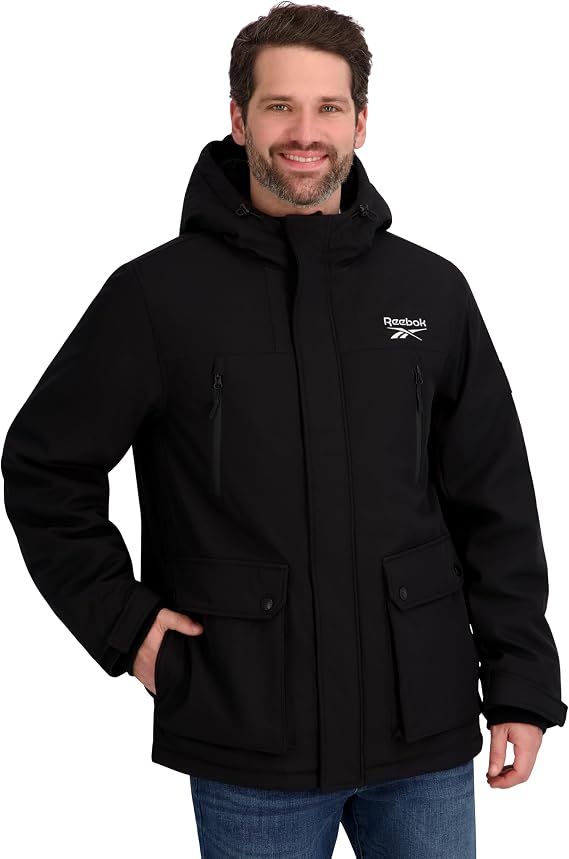 Reebok Men's Insulated Softshell Winter Jacket Jacket (pack of 1)