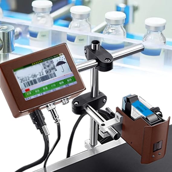 Automatic Coding Machine,In Line Inkjet Coder 12.7mm/25.4mm,Date Coder,Automatic Coding and Marking Equipment,Date Printer with Touch Screen,25.4mm