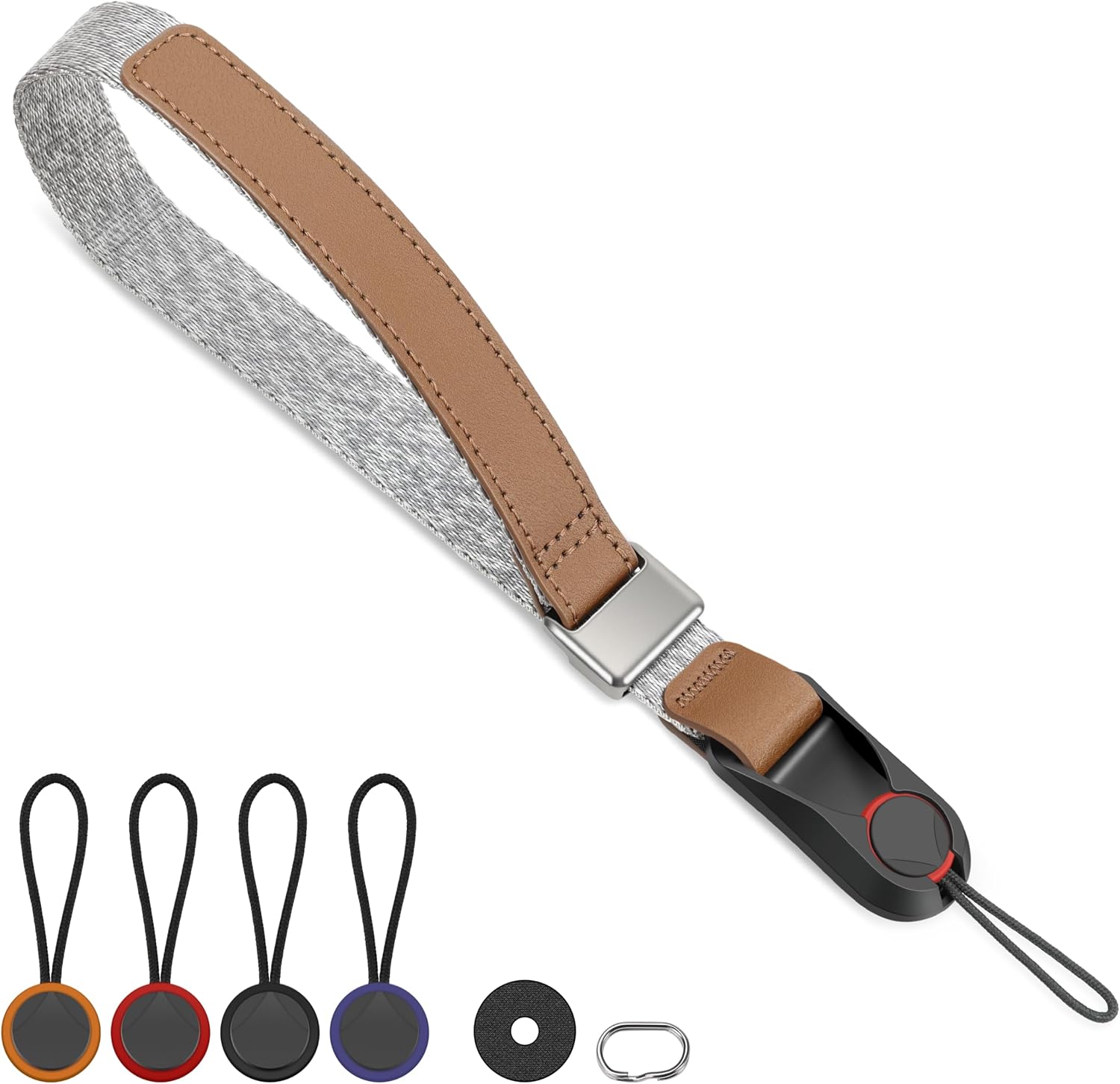SUNYA Camera Hand Strap, Neoprene Wrist Strap Camera, Quick Disconnect and Detachable Adapter for Most SLR Cameras, Convenient Installation