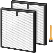 2-Pack Replacement Filters for HY4866 Model Air Purifiers, 3-in-1 HEPA with Activated Carbon Layer