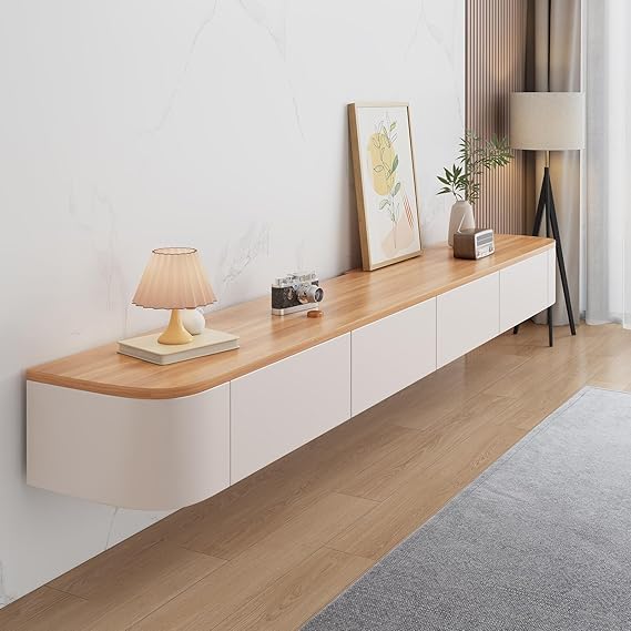 Floating TV Unit, Wall Mounted TV Cabinet, TV Media Console