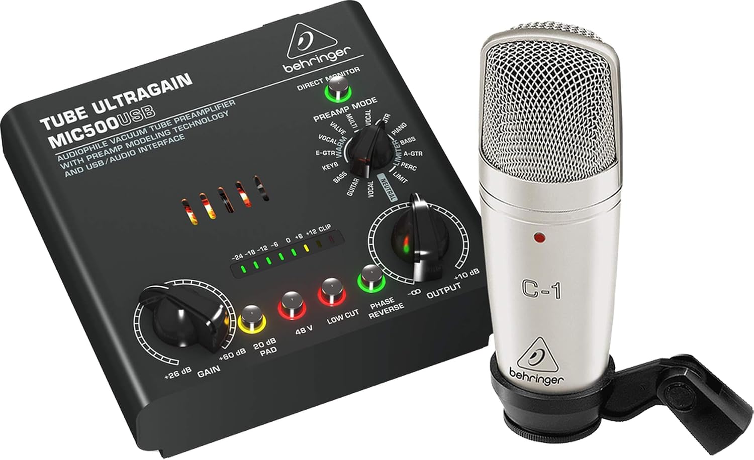 Behringer Voice Studio Recording Bundle Set