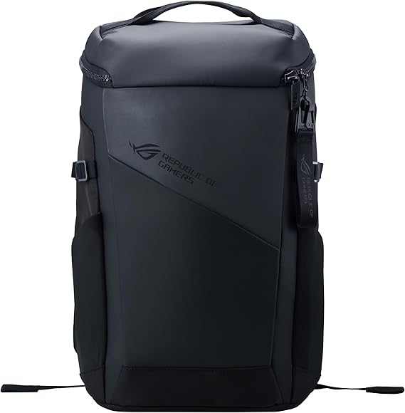 ASUS ROG Ranger BP201 dizüstü bilgisayar sırt çantası (hafif, su geçirmez, 22 litre depolama alanı, 17 inçe kadar dizüstü bilgisayarlar için