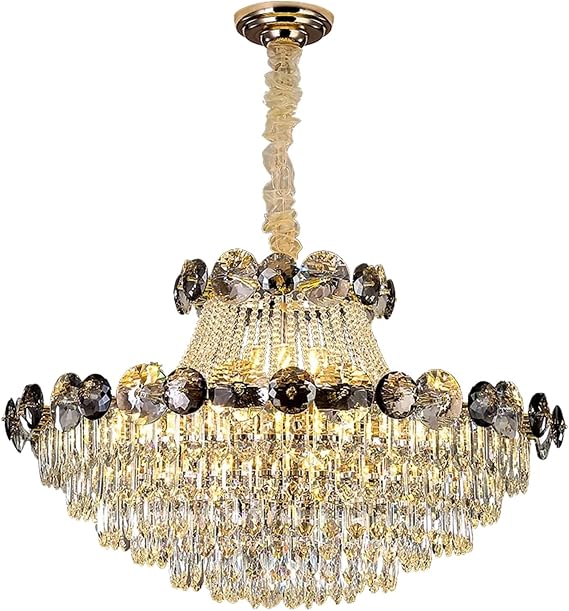 PendantLight, Post-Modern Lamps Luxury Crystal Chandelier Living Room Lamps Luxury Modern Minimalist Dining Room Bedroom Light fixtures