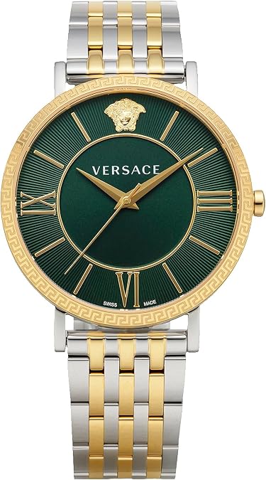 VERSACEヴェルサーチ 腕時計 V-Eternal 文字盤 サファイヤガラス クォーツ 42MM スイス 時計 腕時計 ブランド VEKA メンズ