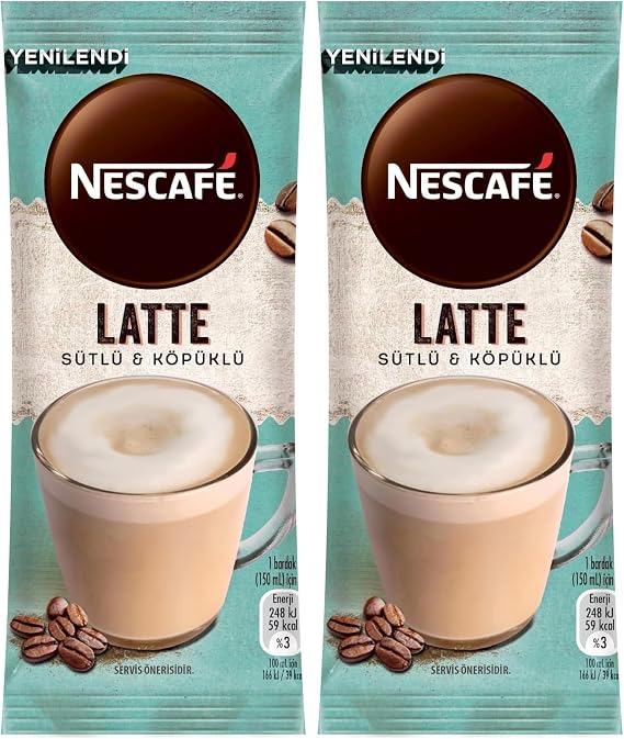 Nescafe Latte 9'lu Çoklu Paket (9x14.5 G) 2li paket