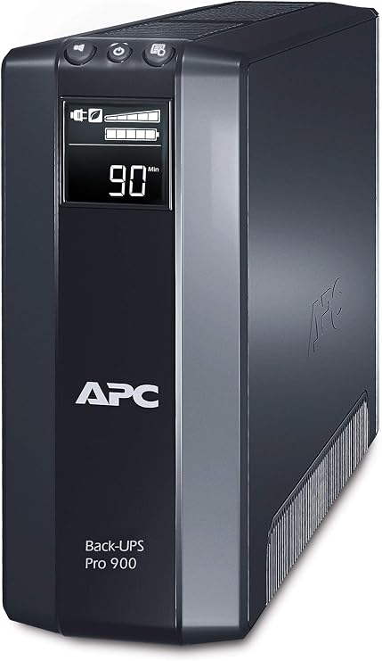 APC by Schneider Electric Power-Saving Back-UPS PRO - BR900GI - Uninterruptible Power Supply 900VA (AVR, 8 Outlets IEC-C13, USB, Shutdown Software)