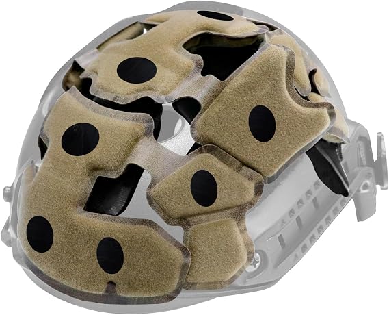 Tactical Helmet Padding Kit, Universal Replacement Helmet Internal Memory Foam Padding Kit Protective Mat for ACH MICH FMA EXF Cycle Bicycle Motorcycle