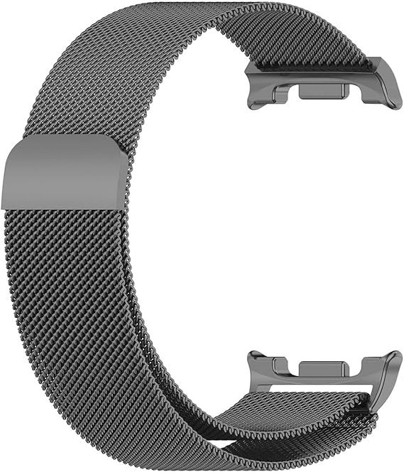 Microsonic Samsung Galaxy Watch 8 40mm Milanese Loop için Kordon Koyu Gri [Galaxy Watch 8 40mm ile Uyumlu Kordon - Koyu Gri]
