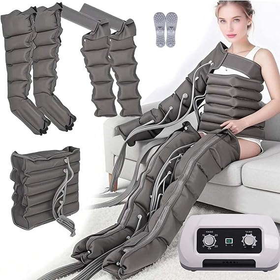 Electric Air Compression Massager for Circulation, Lymphatic Drainage, Full Body Relief