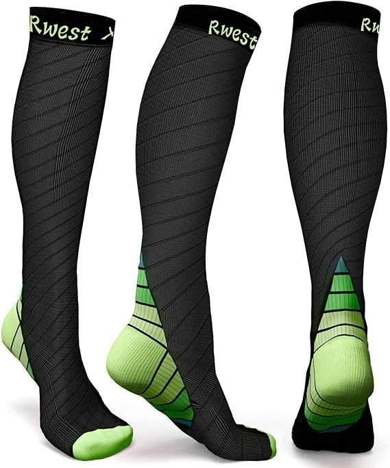 Compression Socks, Compression Socks Women and Men 18 mmHg for Running, Cycling, Sport, Jogging, Running, Flying, Traveling