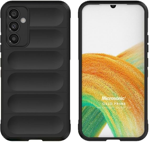Microsonic Samsung Galaxy A56 Kılıf Oslo Prime Siyah [Galaxy A56 ile Uyumlu Kılıf - Siyah]