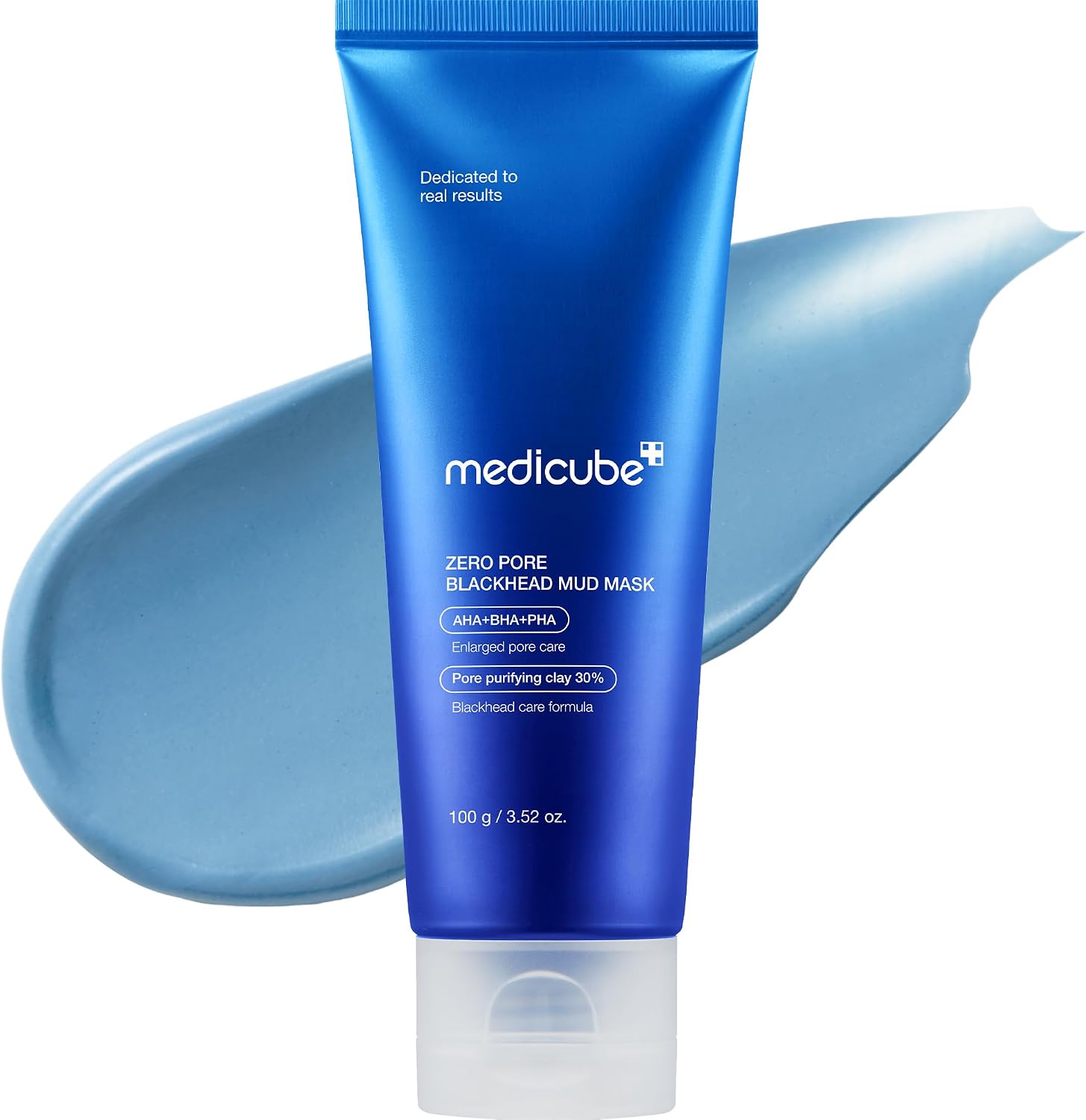 medicube Zero Pore Blackhead Mud Face Mask Cools & Firms Pores 3 Minute Fast Drying Formula With Aha, Bha, Pha & Pore Purifying Clay 100g
