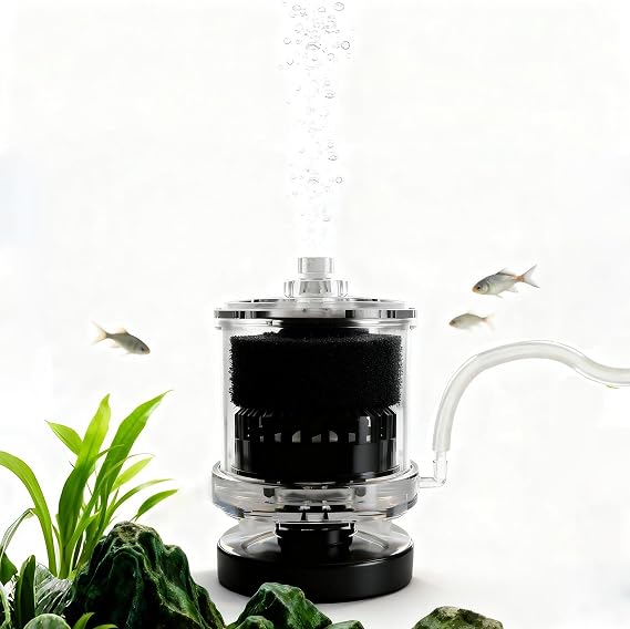 Mini Aquarium Filter Bio,Small Fish Tank Bio Sponge Filter,Small Fish Internal Filter for 1-30 Gal