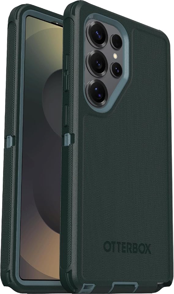 OtterBox Defender Case for Samsung Galaxy S25 Ultra, Shockproof, Drop Proof, Ultra-Rugged, Protective Case, 7x Tested to Military Standard, Green