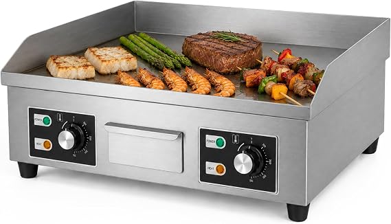 MAGIC SELECT Professional Electric Kitchen Griddle 26 x 44 cm