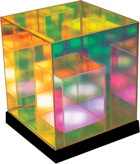 RED5 USB Holographic Infinity Effect Cube Lamp Adjustable Brightness Mood Light [Energy Class B]