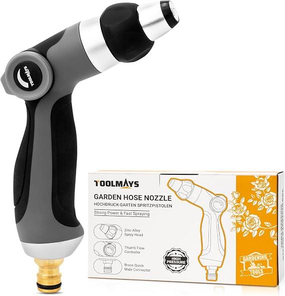 Hose Spray Gun, Thumb Control Hose Pipe Spray Gun