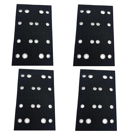 4Pcs Festool Sponge Interface for Sanding Pads, Compatible with RTS 400/ RS 400/ RTSC 400 Sponge Sanding Pad Adapter 80x133mm