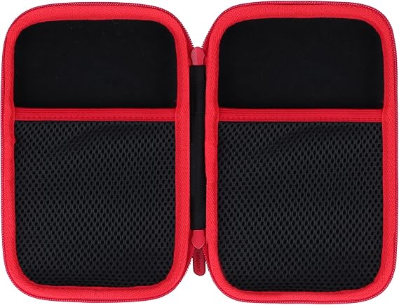 Lebakort Storage Case Compatible with GiiKER Super Slide Puzzle,Black+Red