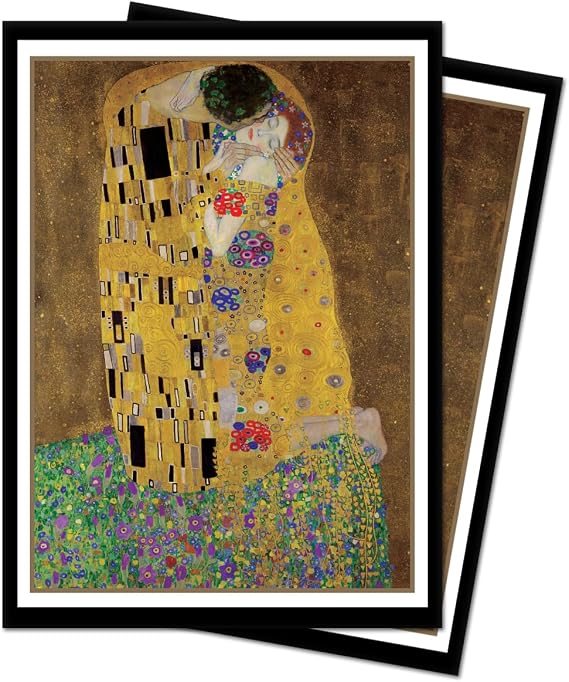 Ultra Pro Deck Sleeves: Fine Art - The Kiss Standard Card Protectors (100, Polypropylene)