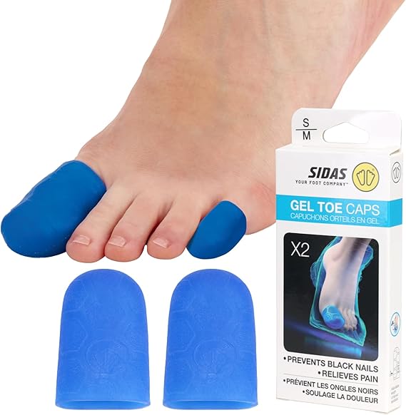 SIDAS Foot Protector Gel Toe Caps x 2 Thumb