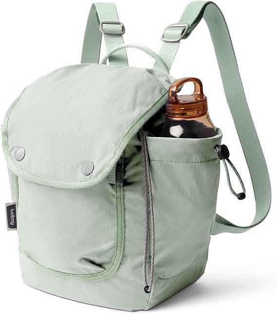Bellroy Cinch Mini Pack (Lightweight 9L Backpack with External Dividers and Adjustable Shoulder Straps) Seafoam Unit size Modern