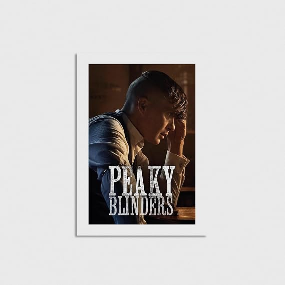 Peaky Blinders Dizi Posteri Tablo Çerçeveli Poster Duvar Dekorasyonu - 30 x 40 - Çerçevesiz Poster
