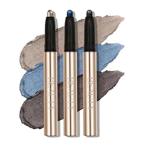 Beauty Searcher Eyeshadow Stick Matt Shimmer Eyeshadow Pencil Crayon Smooth Waterproof Pigmented Creamy Eyeshadow Pencil Eye Lightener Highlighting Pen Eye Makeup (#A Set (10-11-12))