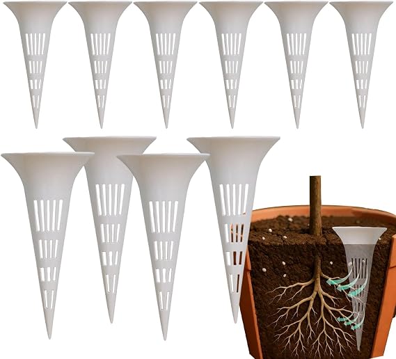 10 Pieces Automatic Self Watering Spikes,Plant Watering Devices With Slow Release Control System Garden Home Plant Pot Waterer Tool Valve For Flowers Houseplants Orchids