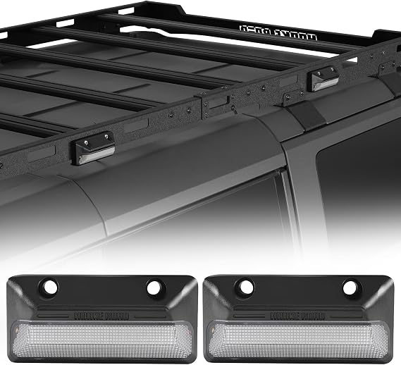 Hooke Road 2個 ホワイト LED キャンプ シーン ライト ジープ & トラック ルーフラック用
