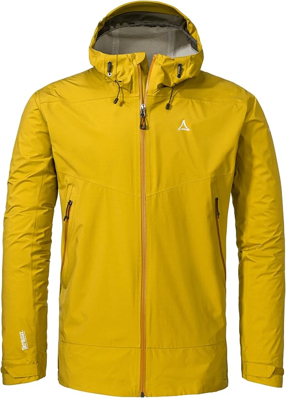 Schöffel Vistdal M Men's 2.5L 3D Jacket Waterproof Rain Jacket Sporty Outdoor Jacket Windproof and Breathable Thanks to Dermizax Membrane