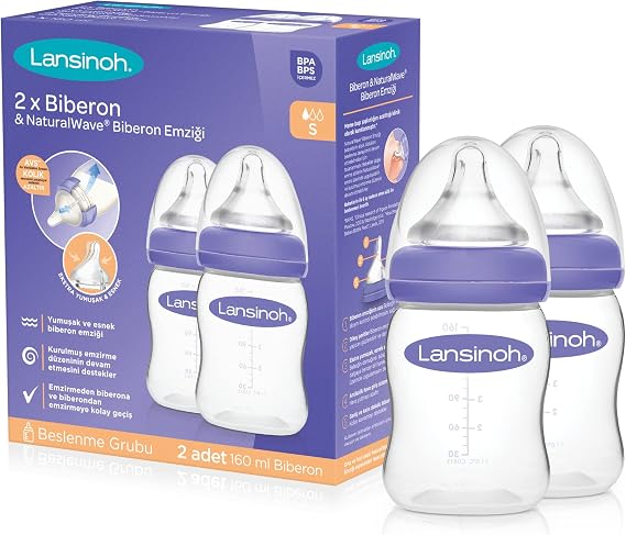 Lansinoh 160 ml x 2 PP Biberon Seti