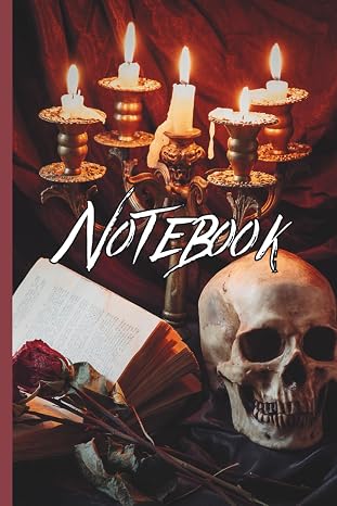 Gothic Skulls and Candle Notebook 6x9 – Dark Aesthetic Journal for Creative Souls