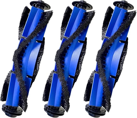 (3 Pieces) Roller Brushes for Eufy RoboVac 11S, 11S Plus MAX,25C,G10 Hybrid,G20,G20 Hybrid,G30,G30 Hybrid, 30, 30C,30C MAX,15C, 15C MAX,35C, 25C Max,G35+,G40+,G40 Hybrid+ Main Roller Brush