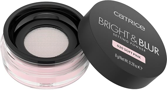 Catrice Bright & Blur Fixing Powder, Smoothing Pore Refining, Fixing, Luminous, Translucent (8g)