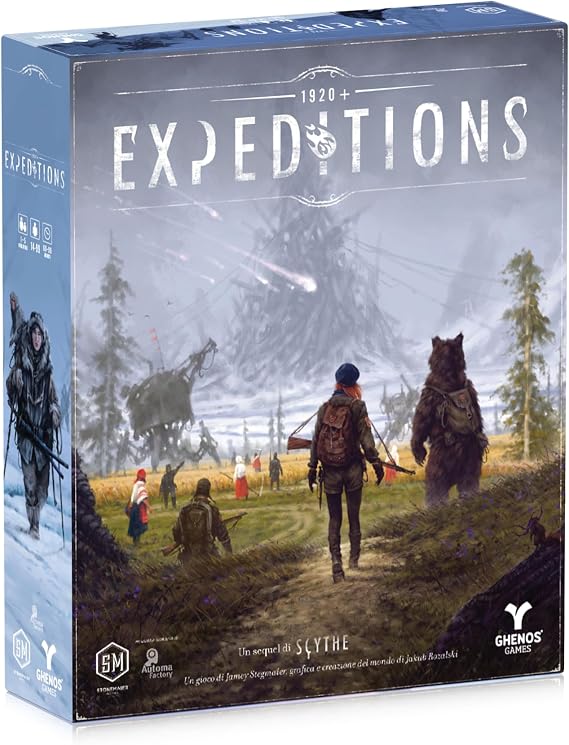 Ghenos Games Expeditions - Scythe Sequel: Tabletop Game (1-5 Players, 168+ Age)