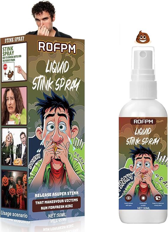 Interesting Stinky Spray, Smelly Funny Sprey, Tricky Liquid Sprey 50ML Portable Smelly Spray Pranks For Office Jokes, Realistic Odor, Practical Jokes For Adults